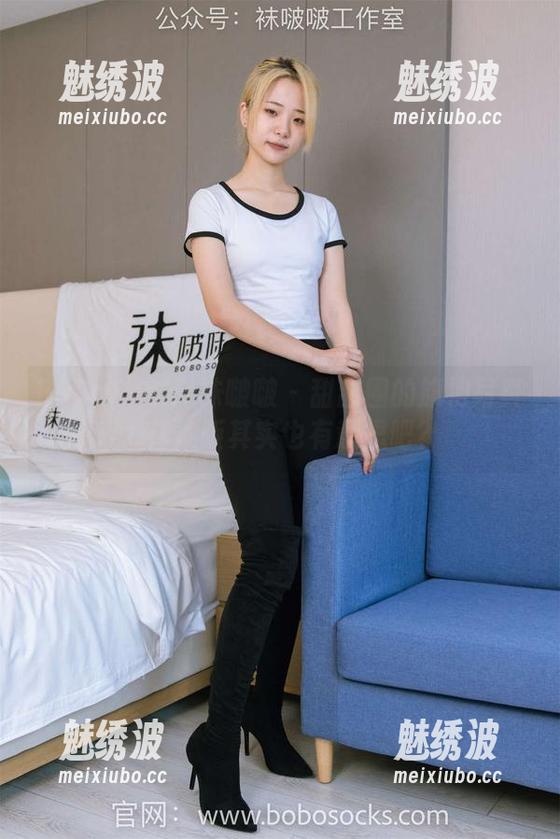 BoBoSocks袜啵啵-甜甜圈 BoBoSocks袜啵啵 - 甜甜圈的旗袍写真,花絮版其实也有意思吧?